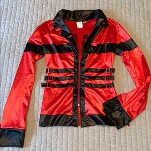 sexy firefighter halloween costume top, size m